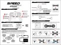 Samochód zdalnie sterowany na pilota RC Speed Pioneer Stunt Car 360 czerwony Samochód zdalnie sterowany na pilota RC Speed Pioneer Stunt Car 360 czerwony