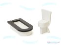 Domek dla lalek drewniany MDF mebelki 122cm XXL LED Domek dla lalek drewniany MDF mebelki 122cm XXL LED
