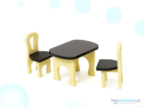 Domek dla lalek drewniany MDF mebelki 122cm XXL LED Domek dla lalek drewniany MDF mebelki 122cm XXL LED