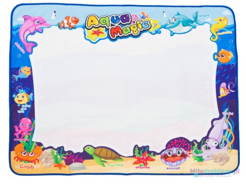 Mata wodna do malowania rysowania wodą XXL pieczątki szablony zestaw 100 x 80 cm Mata wodna do malowania rysowania wodą XXL pieczątki szablony zestaw 100 x 80 cm