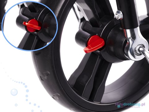 Rowerek trójkołowy Trike Fix Lite rower spacerówka 3w1 obracany 360 wolne koło szary Rowerek trójkołowy Trike Fix Lite rower spacerówka 3w1 obracany 360 wolne koło szary
