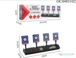 Tarcza do strzelania elektroniczna cyfrowa 4 cele licznik