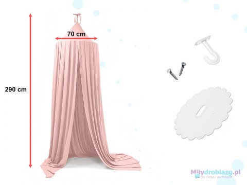 Baldachim kurtyna namiot tipi wiszący różowy Baldachim kurtyna namiot tipi wiszący różowy