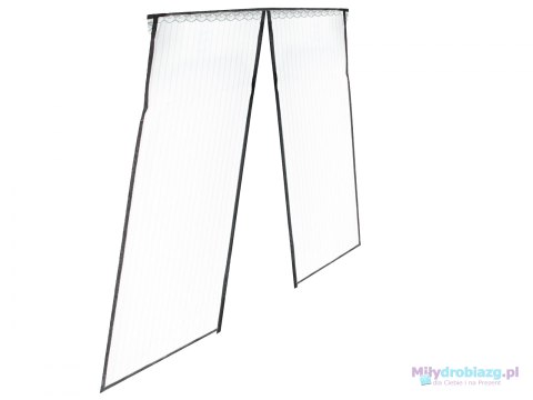 Moskitiera siatka magnetyczna na drzwi 100x210cm CZARNA Moskitiera siatka magnetyczna na drzwi 100x210cm CZARNA
