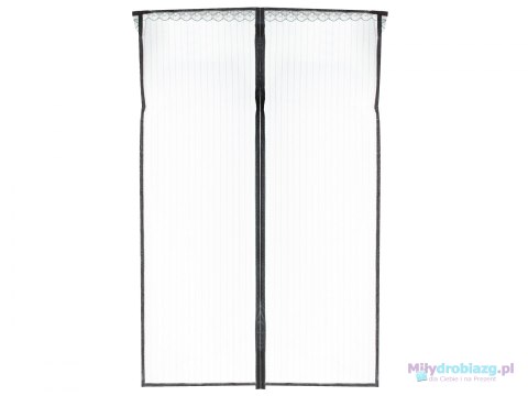 Moskitiera siatka magnetyczna na drzwi 100x210cm CZARNA Moskitiera siatka magnetyczna na drzwi 100x210cm CZARNA