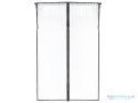 Moskitiera siatka magnetyczna na drzwi 110x220cm CZARNA