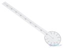 Zegar ścienny naklejany DIY regulowany duży 80-120cm czarny 4 cyfry Zegar ścienny naklejany DIY regulowany duży 80-120cm czarny 4 cyfry