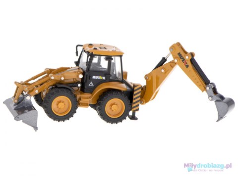 Koparka ładowarka metalowa z ruchomymi łyżkami Die-Cast H-toys 1704 1:50 Koparka ładowarka metalowa z ruchomymi łyżkami Die-Cast H-toys 1704 1:50