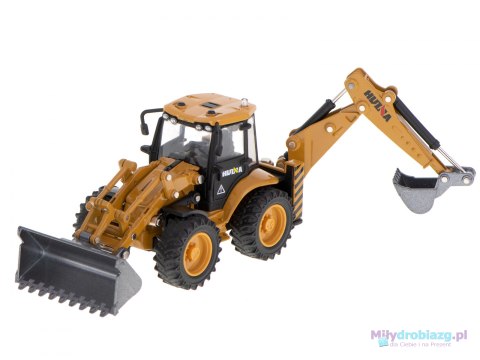 Koparka ładowarka metalowa z ruchomymi łyżkami Die-Cast H-toys 1704 1:50 Koparka ładowarka metalowa z ruchomymi łyżkami Die-Cast H-toys 1704 1:50