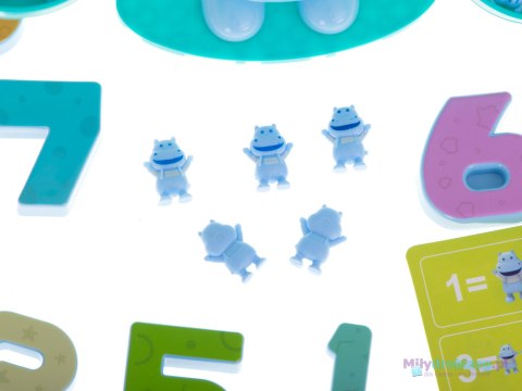 Waga szalkowa edukacyjna nauka liczenia hipopotam mini Waga szalkowa edukacyjna nauka liczenia hipopotam mini