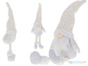 Krasnal skrzat świąteczny z brodą biały 47cm
