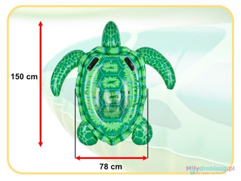 Materac dmuchany do pływania ponton dla dzieci z uchwytami żółw 150cm 3+ INTEX Materac dmuchany do pływania ponton dla dzieci z uchwytami żółw 150cm 3+ INTEX