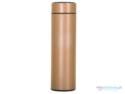 Kubek bidon termiczny termos smart LED 500ml złoty Kubek bidon termiczny termos smart LED 500ml złoty