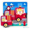Puzzle drewniane sorter układanka straż pożarna Puzzle drewniane sorter układanka straż pożarna