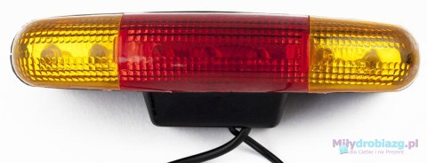 Lampki rowerowe światła rowerowe kierunkowskaz klakson 2 tryby komplet Lampki rowerowe światła rowerowe kierunkowskaz klakson 2 tryby komplet