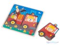 Puzzle drewniane sorter układanka straż pożarna Puzzle drewniane sorter układanka straż pożarna