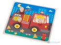 Puzzle drewniane sorter układanka straż pożarna Puzzle drewniane sorter układanka straż pożarna