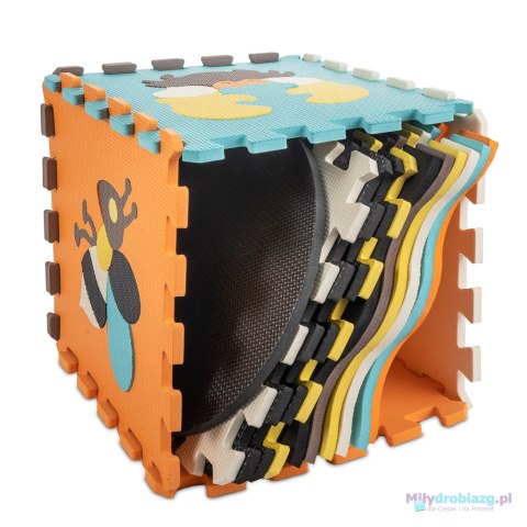 Mata edukacyjna piankowa puzzle zwierzątka kolorowa 114 x 114 cm 25 elementów Mata edukacyjna piankowa puzzle zwierzątka kolorowa 114 x 114 cm 25 elementów