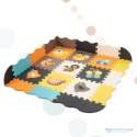 Mata edukacyjna piankowa puzzle zwierzątka kolorowa 114 x 114 cm 25 elementów Mata edukacyjna piankowa puzzle zwierzątka kolorowa 114 x 114 cm 25 elementów