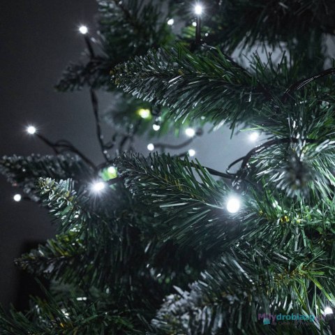 Lampki LED łańcuch świetlny świąteczne choinkowe 10m 100LED zimny biały 8 trybów świecenia Lampki LED łańcuch świetlny świąteczne choinkowe 10m 100LED zimny biały 8 trybów świecenia