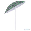 Parasol ogrodowy plażowy regulowany łamany 150cm liście UV