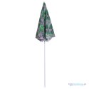 Parasol ogrodowy plażowy regulowany łamany 150cm liście UV