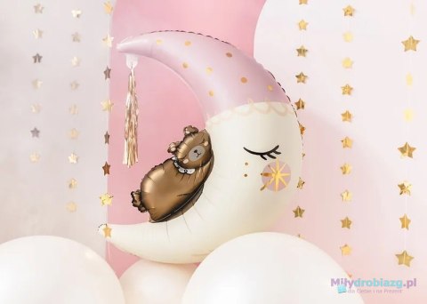 Balon foliowy Miś na księżycu 71cm x 86cm Balon foliowy Miś na księżycu 71cm x 86cm