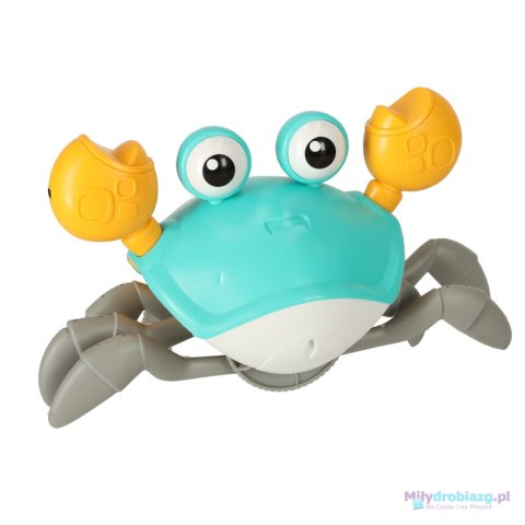 Krab pełzający interaktywny z dźwiękiem zielony Krab pełzający interaktywny z dźwiękiem zielony