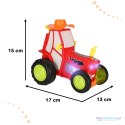 Traktor ciągnik zdalnie sterowany na pilota RC skaczący tańczący dźwięk czerwony Traktor ciągnik zdalnie sterowany na pilota RC skaczący tańczący dźwięk czerwony