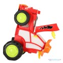 Traktor ciągnik zdalnie sterowany na pilota RC skaczący tańczący dźwięk czerwony Traktor ciągnik zdalnie sterowany na pilota RC skaczący tańczący dźwięk czerwony