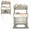 Kuchnia dla dzieci drewniana MDF piekarnik garnki akcesoria 70cm Kuchnia dla dzieci drewniana MDF piekarnik garnki akcesoria 70cm