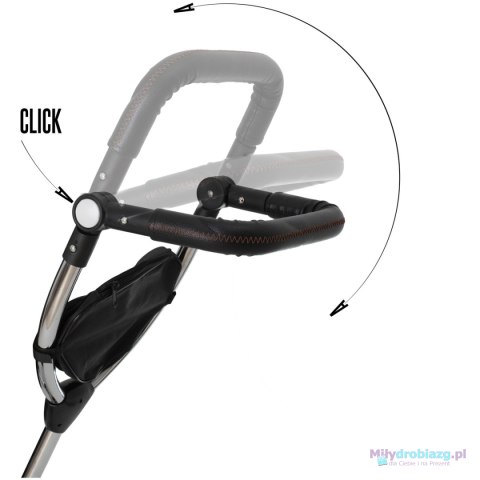 Rowerek trójkołowy Trike Fix V3 rower spacerówka 3w1 obracany 360 wolne koło czarny Rowerek trójkołowy Trike Fix V3 rower spacerówka 3w1 obracany 360 wolne koło czarny