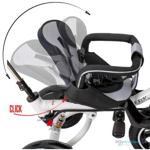 Rowerek trójkołowy Trike Fix V3 rower spacerówka 3w1 obracany 360 wolne koło czarny Rowerek trójkołowy Trike Fix V3 rower spacerówka 3w1 obracany 360 wolne koło czarny