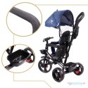 Rowerek trójkołowy Trike Fix Lite rower spacerówka 3w1 obracany 360 wolne koło granatowy Rowerek trójkołowy Trike Fix Lite rower spacerówka 3w1 obracany 360 wolne koło granatowy
