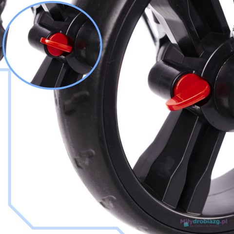 Rowerek trójkołowy Trike Fix Lite rower spacerówka 3w1 obracany 360 wolne koło szary Rowerek trójkołowy Trike Fix Lite rower spacerówka 3w1 obracany 360 wolne koło szary