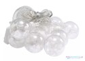 Lampki LED kurtyna kule świąteczne choinkowe 3m 108LED multikolor Lampki LED kurtyna kule świąteczne choinkowe 3m 108LED multikolor