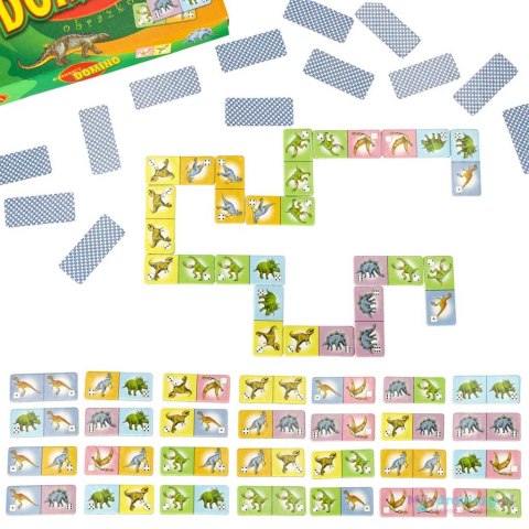 ALEXANDER Domino- dinozaury gra edukacyjna 4+ ALEXANDER Domino- dinozaury gra edukacyjna 4+
