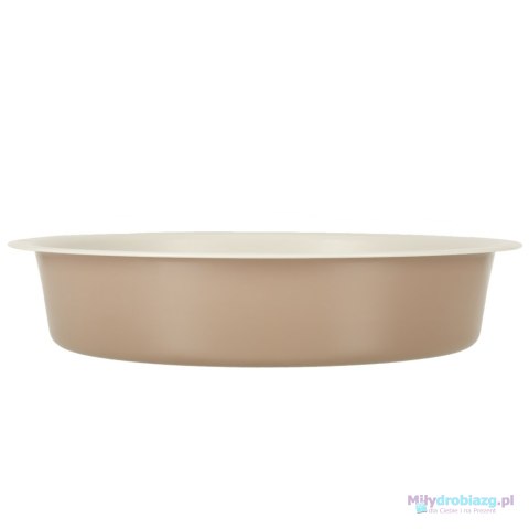 Blacha do pieczenia tortownica forma okrągła do tortów tart guiche 26cm brązowa Blacha do pieczenia tortownica forma okrągła do tortów tart guiche 26cm brązowa