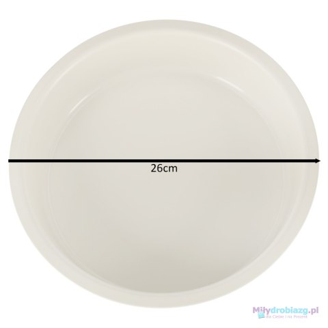 Blacha do pieczenia tortownica forma okrągła do tortów tart guiche 26cm brązowa Blacha do pieczenia tortownica forma okrągła do tortów tart guiche 26cm brązowa