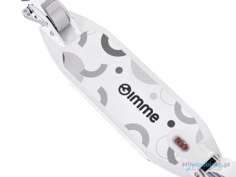 Hulajnoga miejska składana duża AILO XL koła 200mm amortyzator x2 biała GIMME Hulajnoga miejska składana duża AILO XL koła 200mm amortyzator x2 biała GIMME