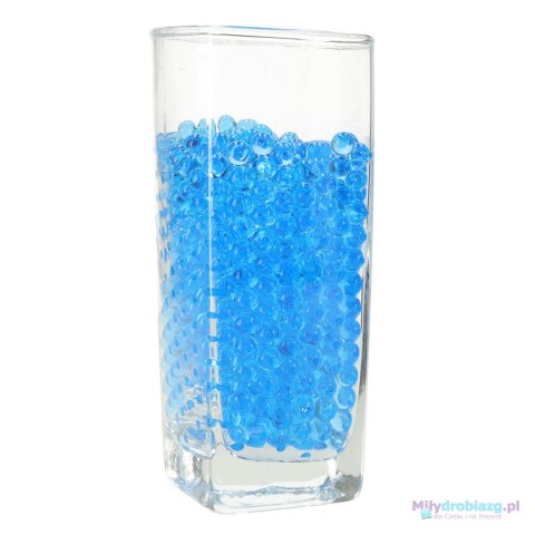 Kulki żelowe wodne hydrożelowe do pistoletu kwiatów niebieskie 250g 50 000szt. 7-8mm Kulki żelowe wodne hydrożelowe do pistoletu kwiatów niebieskie 250g 50 000szt. 7-8mm