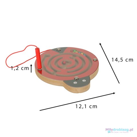 Labirynt magnetyczny kuleczki biedronka Labirynt magnetyczny kuleczki biedronka