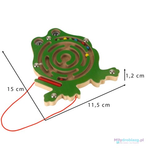 Labirynt magnetyczny kuleczki żaba Labirynt magnetyczny kuleczki żaba