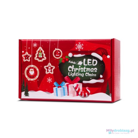 Kurtyna LED na okno girlanda świąteczna choinkowa 3 m 125 LED Kurtyna LED na okno girlanda świąteczna choinkowa 3 m 125 LED