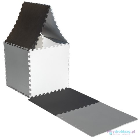 Mata edukacyjna piankowa puzzle szara 180 x 180 cm 9 elementów Mata edukacyjna piankowa puzzle szara 180 x 180 cm 9 elementów