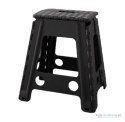 Stołek taboret składany antypoślizgowy 39cm czarny Stołek taboret składany antypoślizgowy 39cm czarny