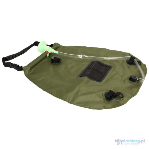 Prysznic turystyczny solarny polowy kempingowy 20L XXL z termometrem Prysznic turystyczny solarny polowy kempingowy 20L XXL z termometrem