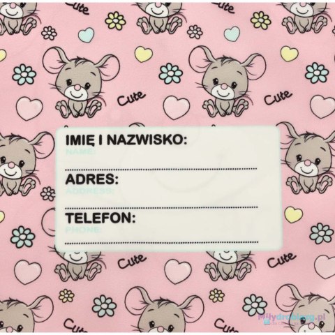 Plecak worek na buty wf myszka różowy Plecak worek na buty wf myszka różowy