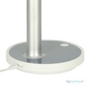 Wentylator biurkowy wiatrak przenośny bezprzewodowy USB z akumulatorem regulowany 4 poziomy mocy LED 38cm biały